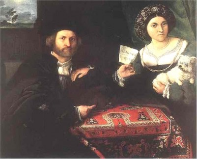 Lorenzo Lotto, Portrait des époux Bonghi 1525[8]